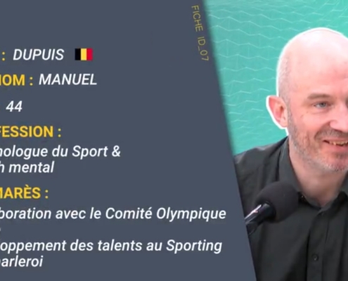 Manuel Dupuis psychologue du sport et coach mental Interrogé sur le plateau de l'émission Freeride